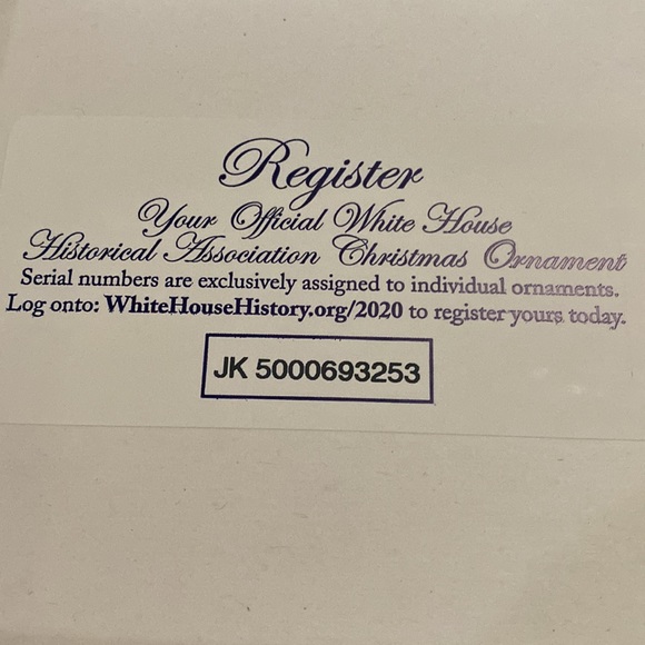 2020 White House Kennedy Christmas Ornament - Picture 7 of 7